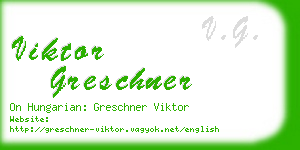 viktor greschner business card